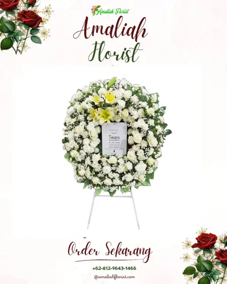 Krans Bunga Duka Karangcengis